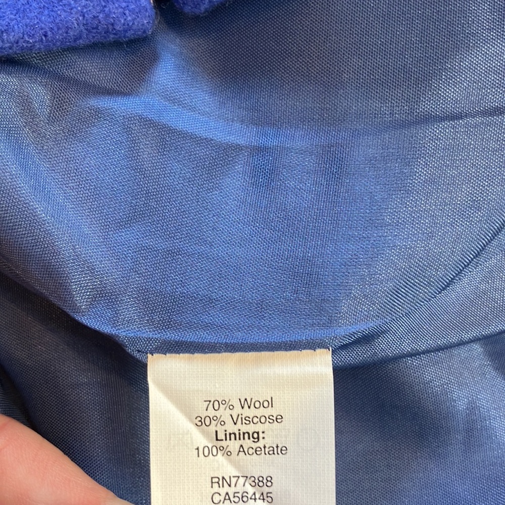 J Crew blue wool pencil skirt - Picture 6 of 8